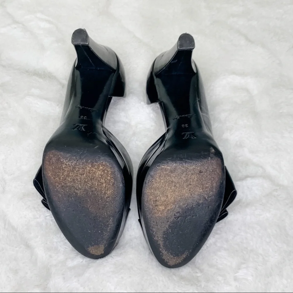 ✨ Authentic Louis Vuitton Patent Leather Peep-Toe Pumps ✨